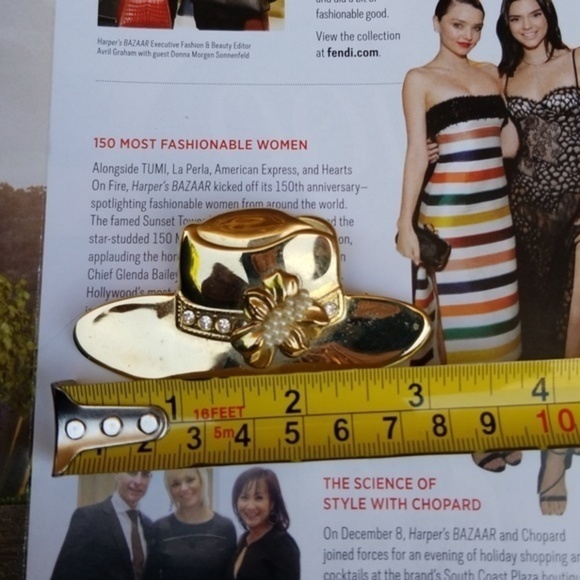 Vintage brass chapeau pin‎ - Picture 6 of 8